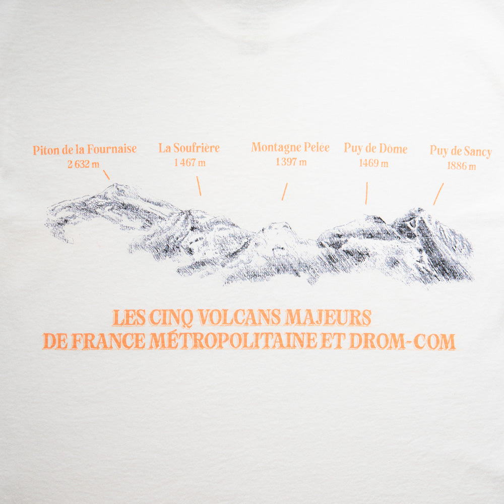 T-shirt Manches Courtes Volcans - Blanc - Au Vieux Campeur Cp - détail 8