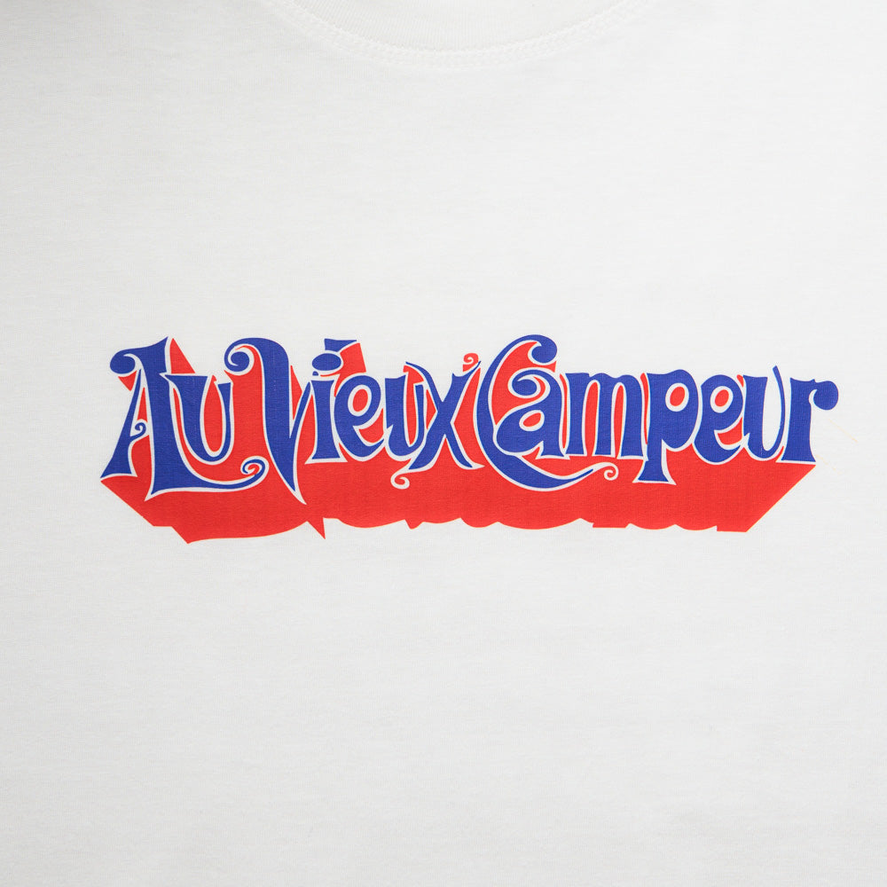 Au Vieux Campeur - Congés Payés - 1976 Blanket Long Sleeve T-shirt - White