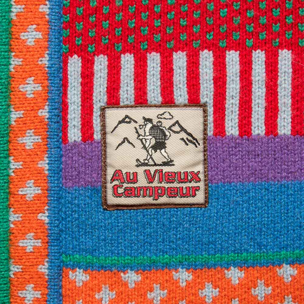 Au Vieux Campeur - Congés Payés - Nicole Cardigan - Blue & Red