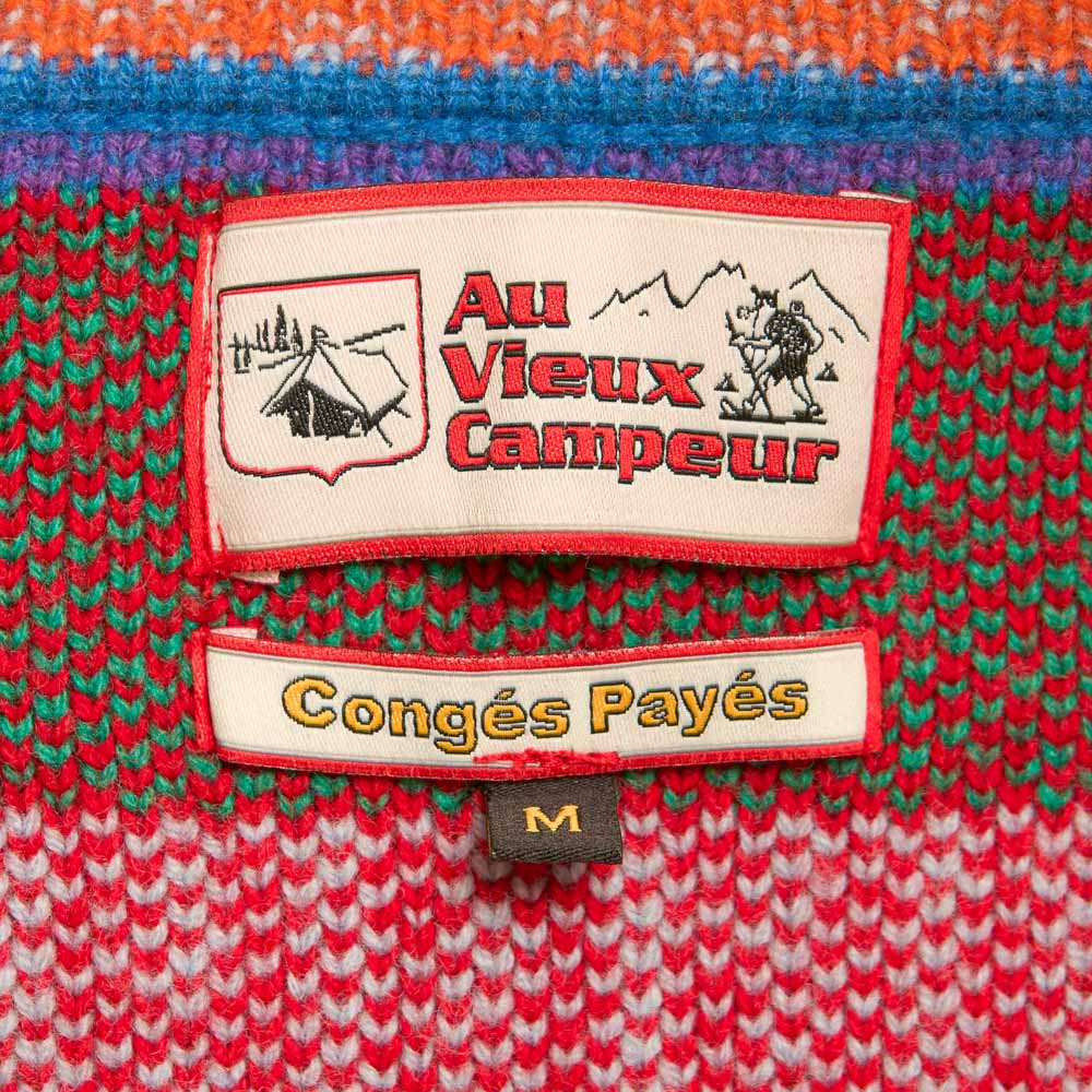 Au Vieux Campeur - Congés Payés - Nicole Cardigan - Blue & Red