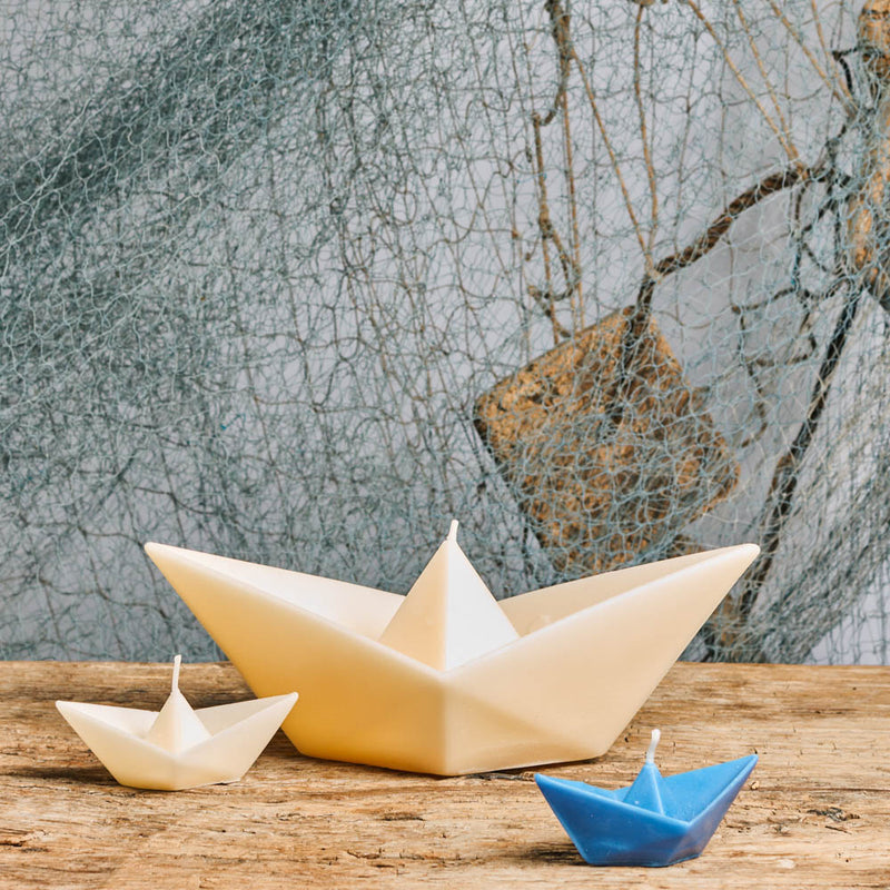 Bougie Bateau - Bleu Foncé
