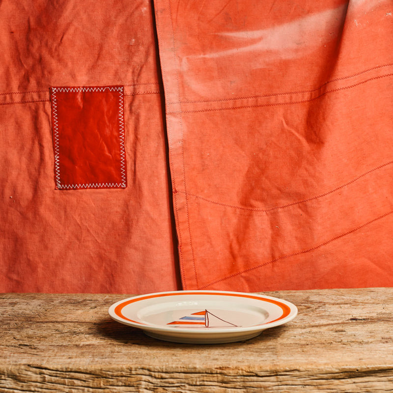 Assiette Bateau - Orange