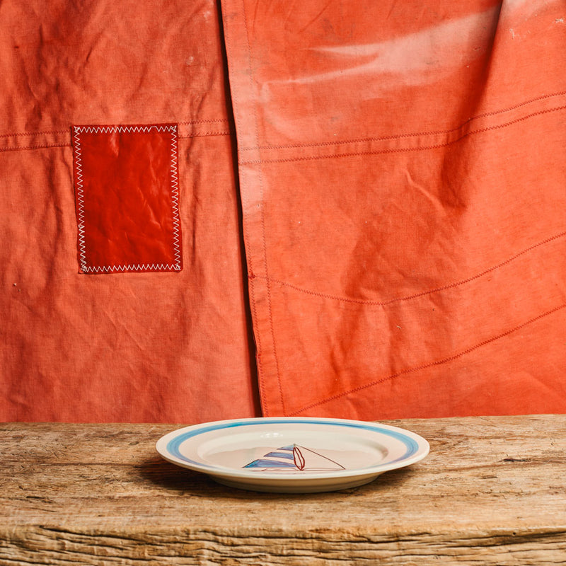 Assiette Bateau - Bleu