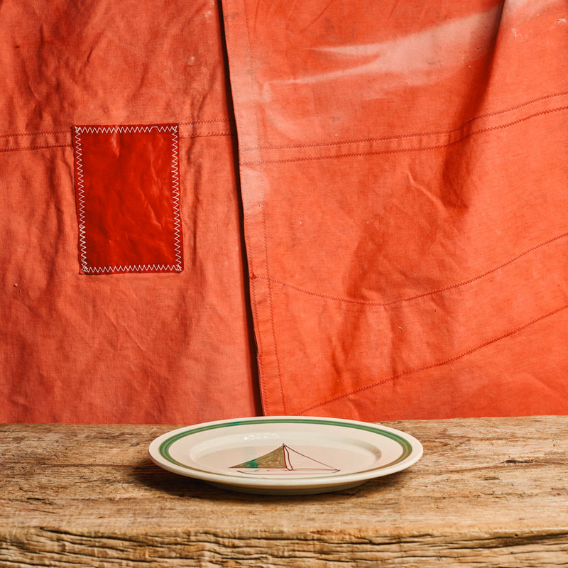 Assiette Bateau - Vert