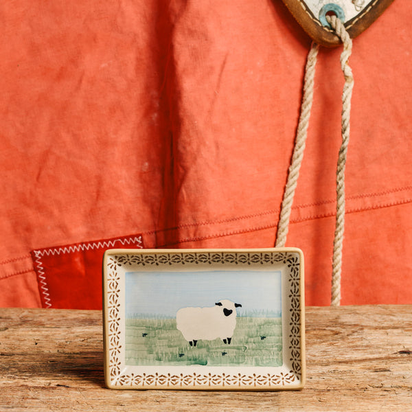 Assiette Rectangle - Mouton