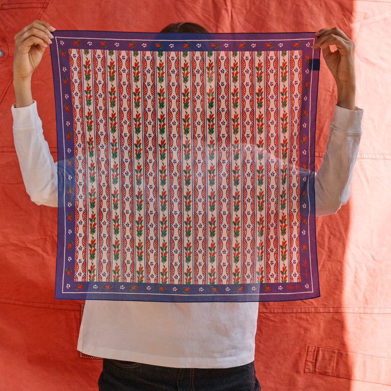 Amour Breton x Merci - Bandana - Bleu