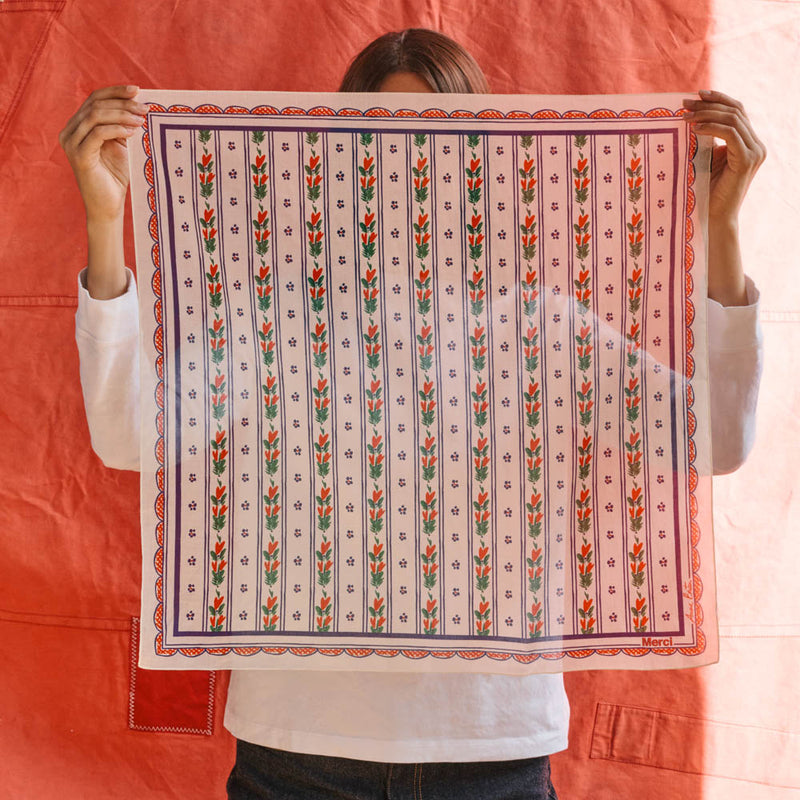 Amour Breton x Merci - Bandana - Rouge