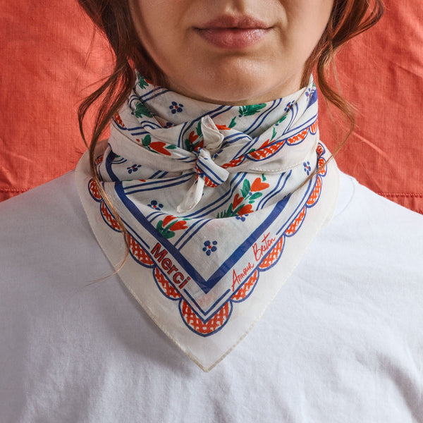 Amour Breton x Merci - Bandana - Rouge