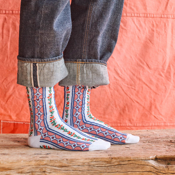 Amour Breton x Merci - Chaussettes - Rouge