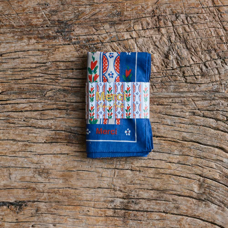 Amour Breton x Merci - Bandana - Bleu
