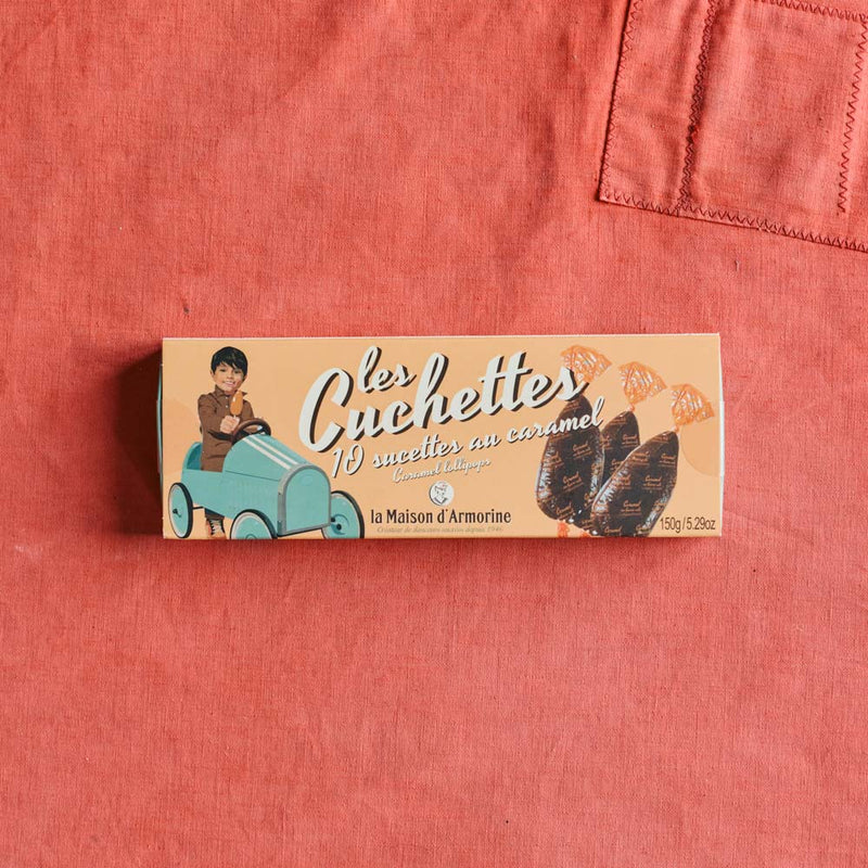 Boîte 10 sucettes - Caramel