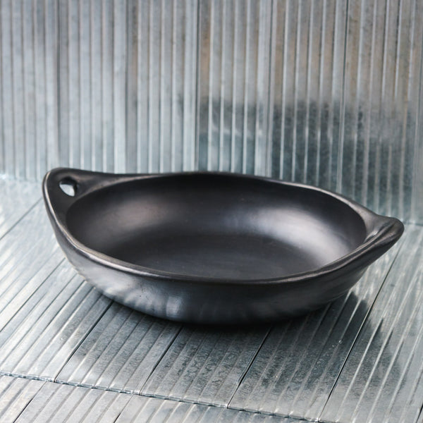 Plat ovale Chamba - Noir