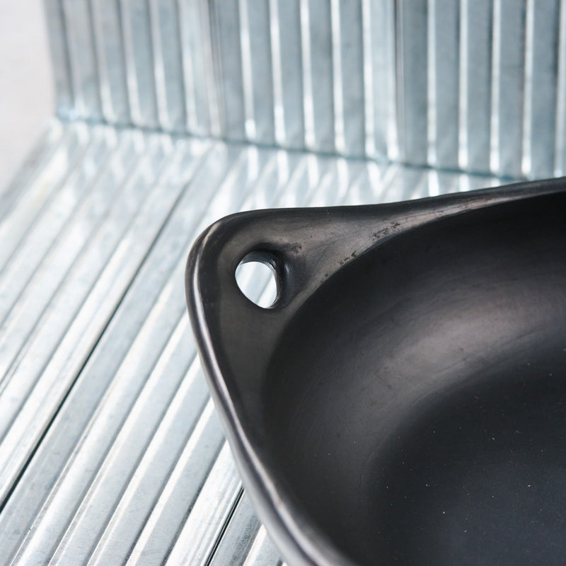 Plat ovale Chamba - Noir