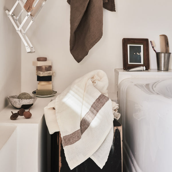 Serviette de bain coton (50 x 90 cm) Joia Lin - Linge de bain - Eminza Serviette de bain coton (50 x 90 cm) Joia Lin - Linge de bain - Eminza