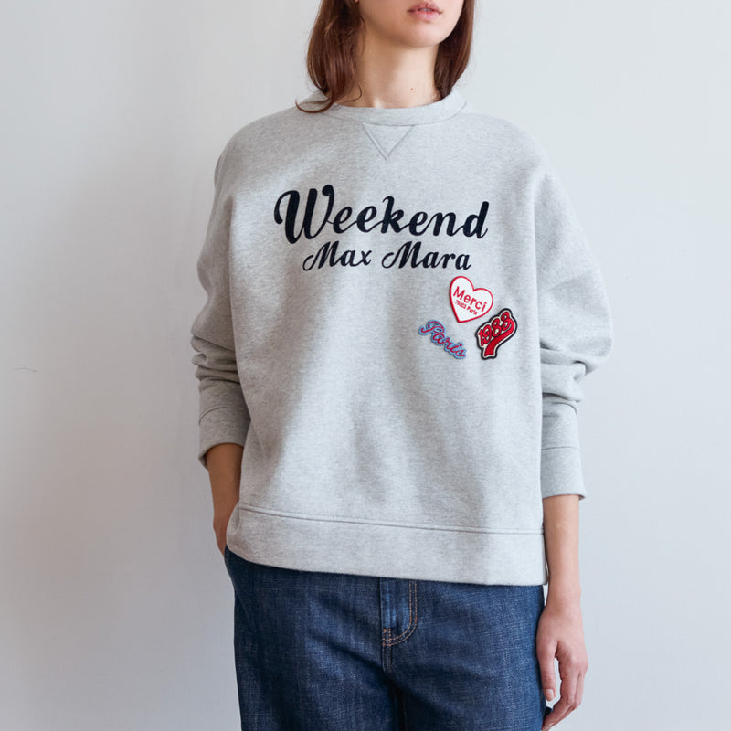 Weekend Max Mara - Sweat en coton - Gris