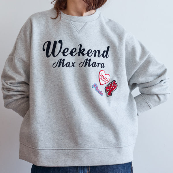 Weekend Max Mara - Sweat en coton - Gris