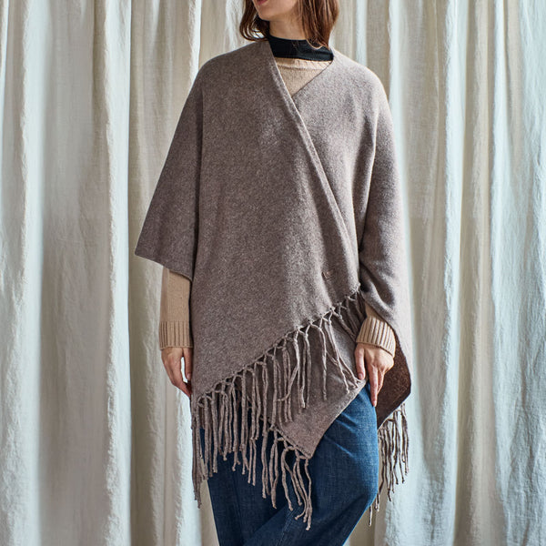 Weekend Max Mara - Poncho Pomposa - Marron