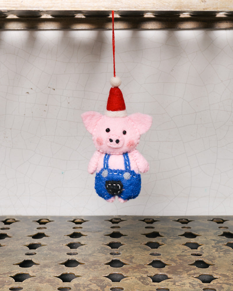 Santa & Friends - Ornement cochon