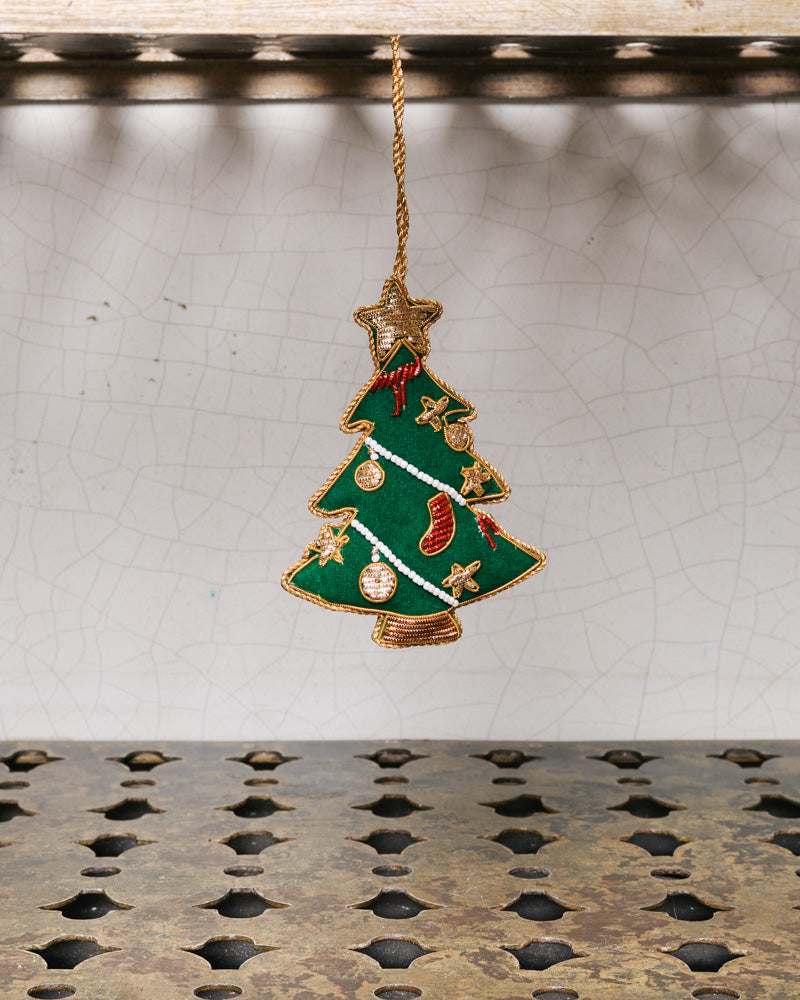 Ornement artisanal - Sapin de Noël