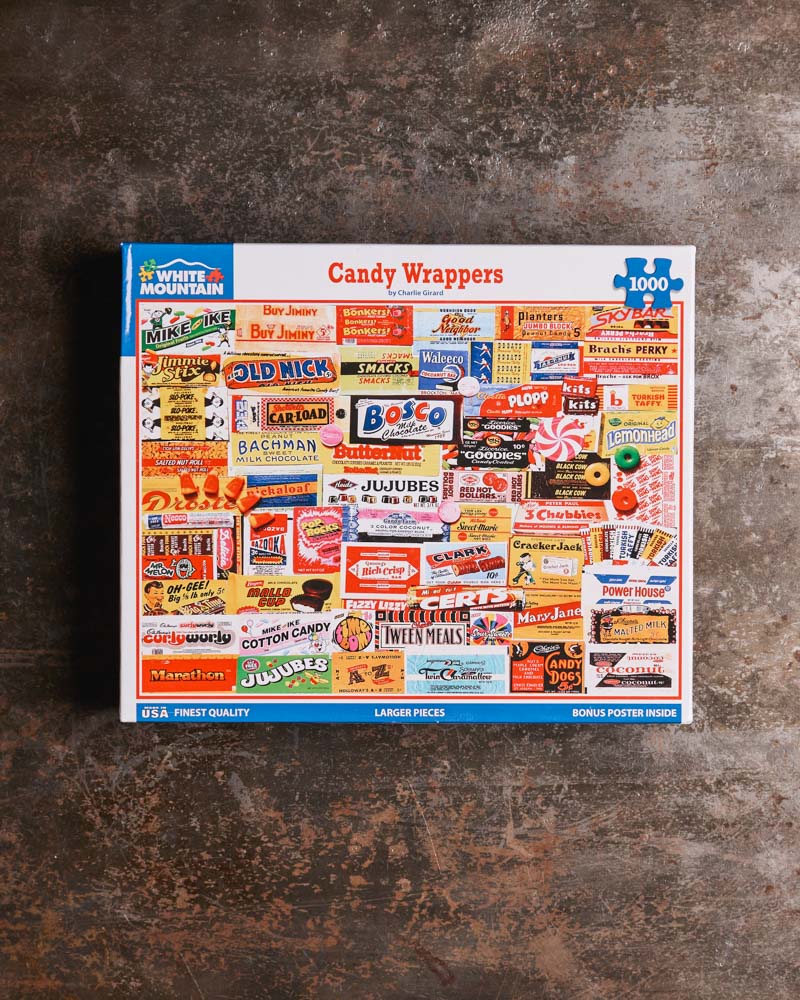 White Mountain Puzzles - Puzzle - Candy Wrappers