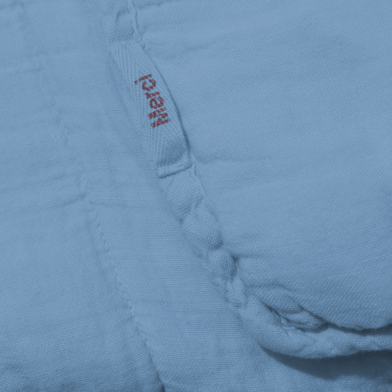 Édredon en 100% lin lavé - Bleu Primaire