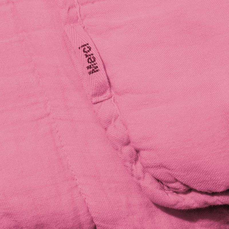 Édredon en 100% lin lavé - Rose Garance