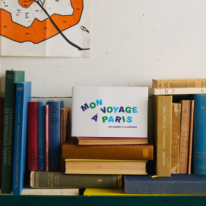 Carnet à illustrer - Mon Voyage à Paris