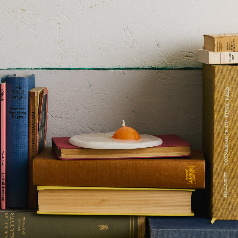 Bougie - oeuf au plat
