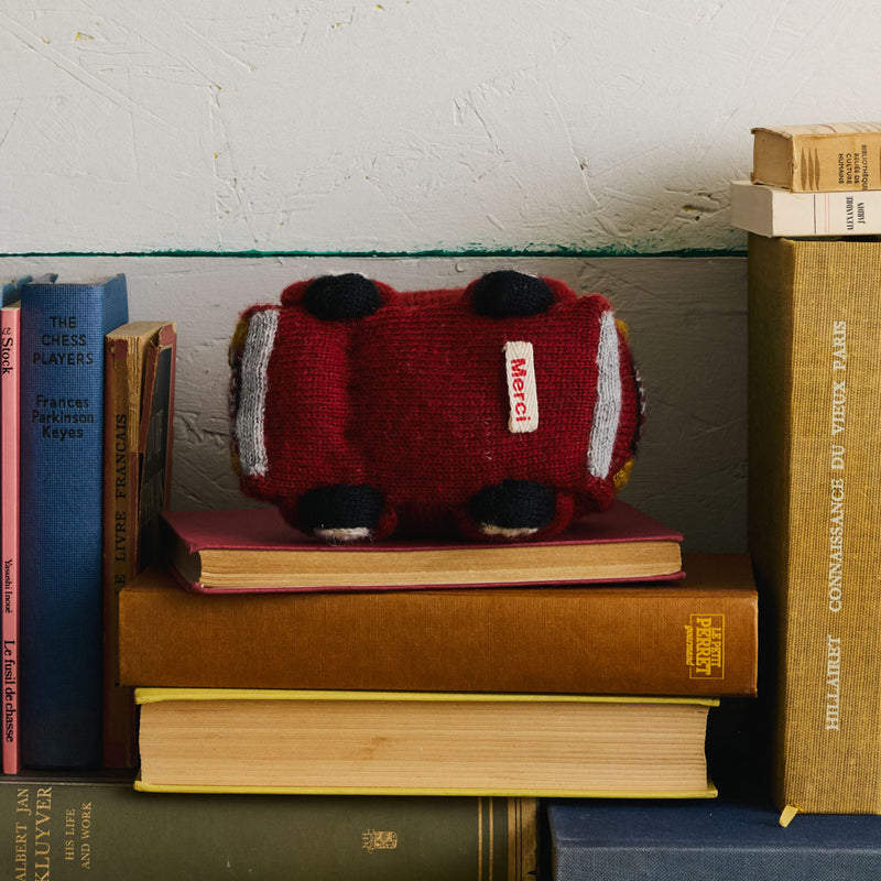 Peluche Merci en tricot - Fiat 500