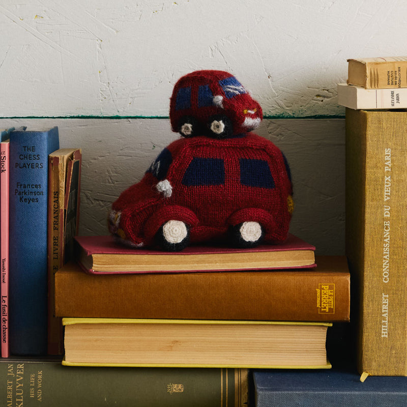 Peluche Merci en tricot - Fiat 500