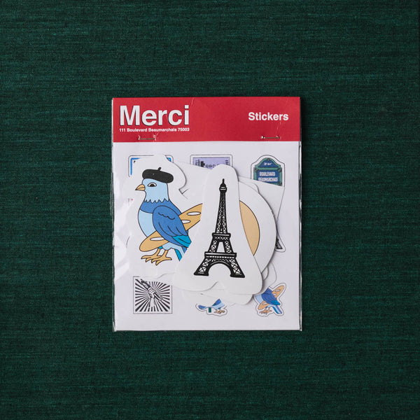 Stickers Merci - Paris