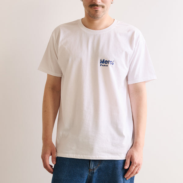 Merci - T-Shirt Computeur - Ecru