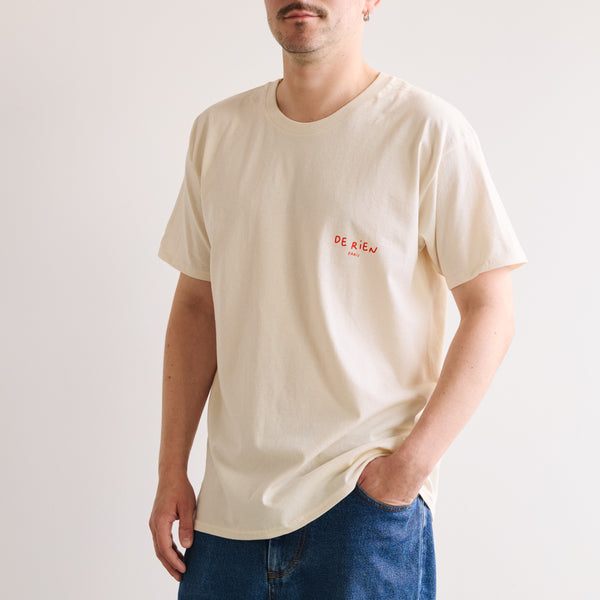 Merci - T-Shirt De Rien - Ecru