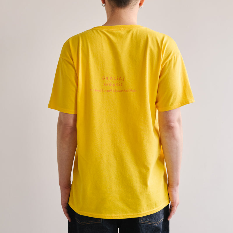 Merci - T-Shirt De Nada - Jaune