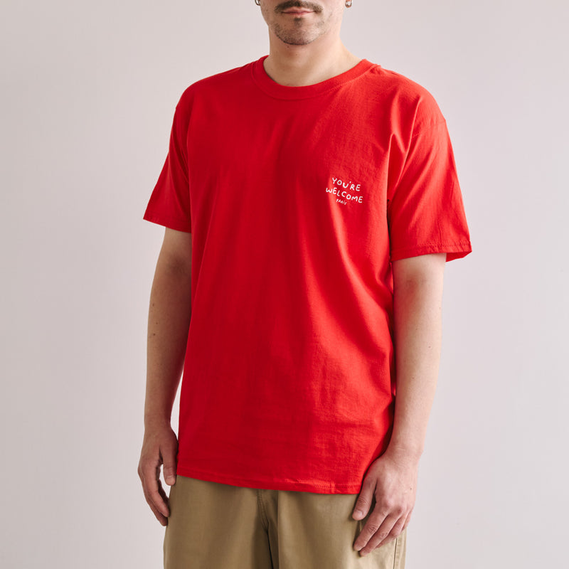 Merci - T-Shirt Youre Welcome - Rouge
