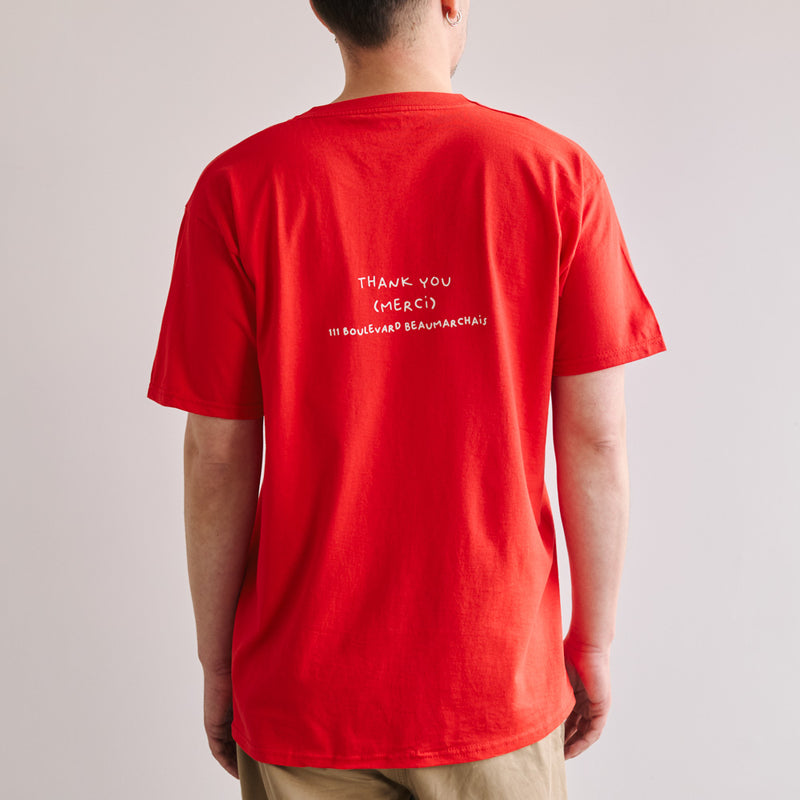 Merci - T-Shirt Youre Welcome - Rouge