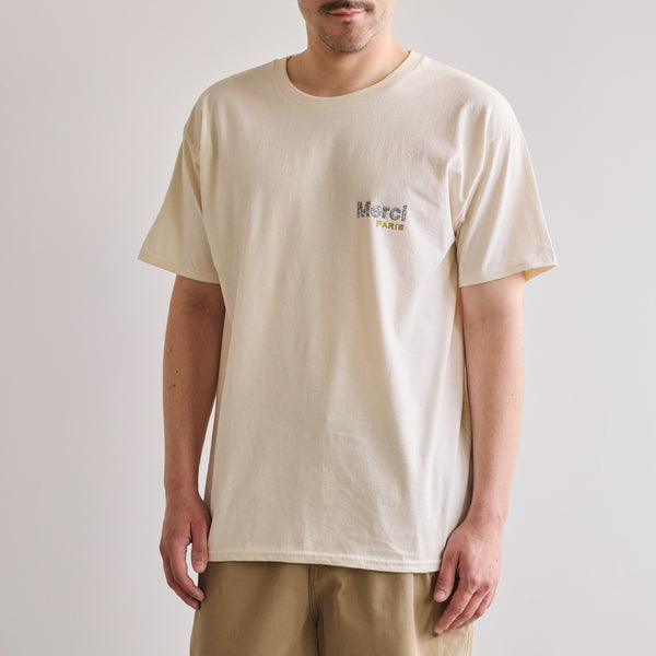 Merci - T-Shirt Maps Paris - Ecru