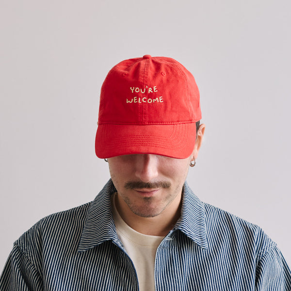Merci - Casquette You're Welcome - Rouge