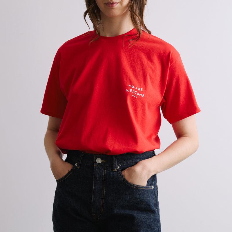 Merci - T-Shirt Youre Welcome - Rouge