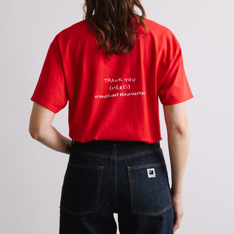 Merci - T-Shirt Youre Welcome - Rouge