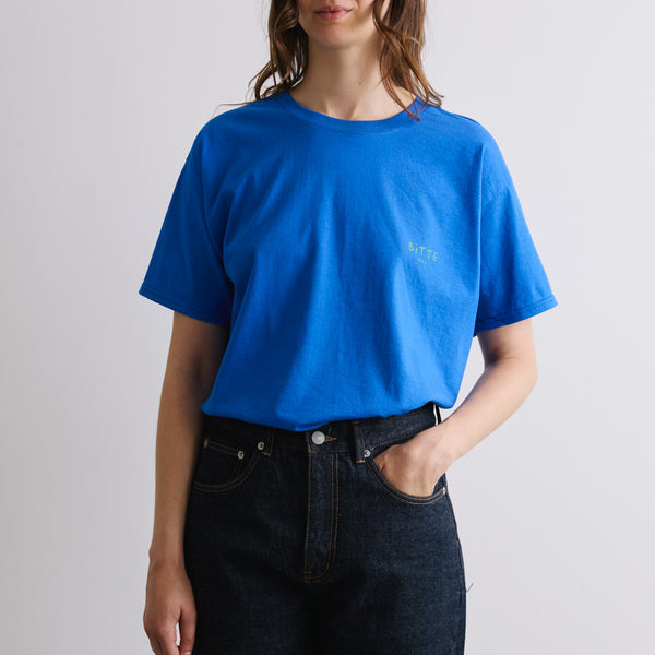 Merci - T-Shirt Bitte - Bleu
