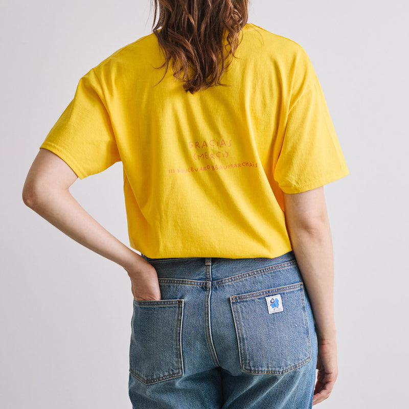 Merci - T-Shirt De Nada - Jaune