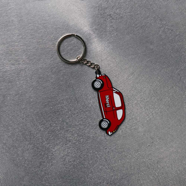 Porte clé Merci - Fiat 500
