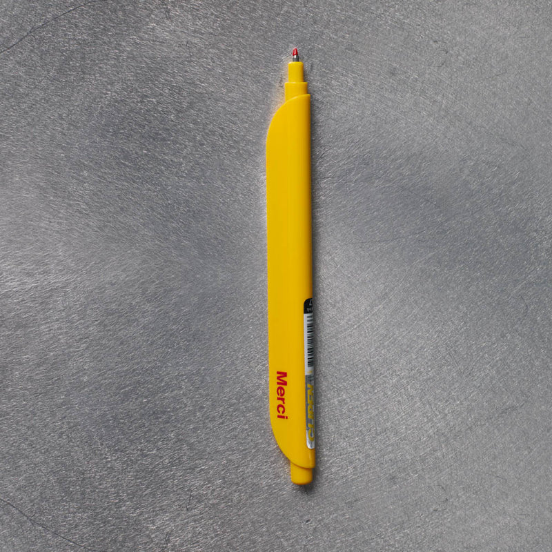 Stylo Merci - Jaune