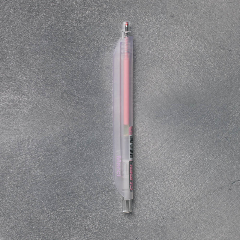 Stylo Merci Transparent - Rose