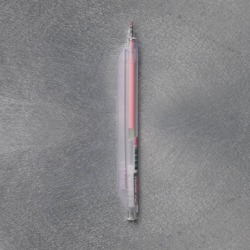 Stylo Merci Transparent - Rose