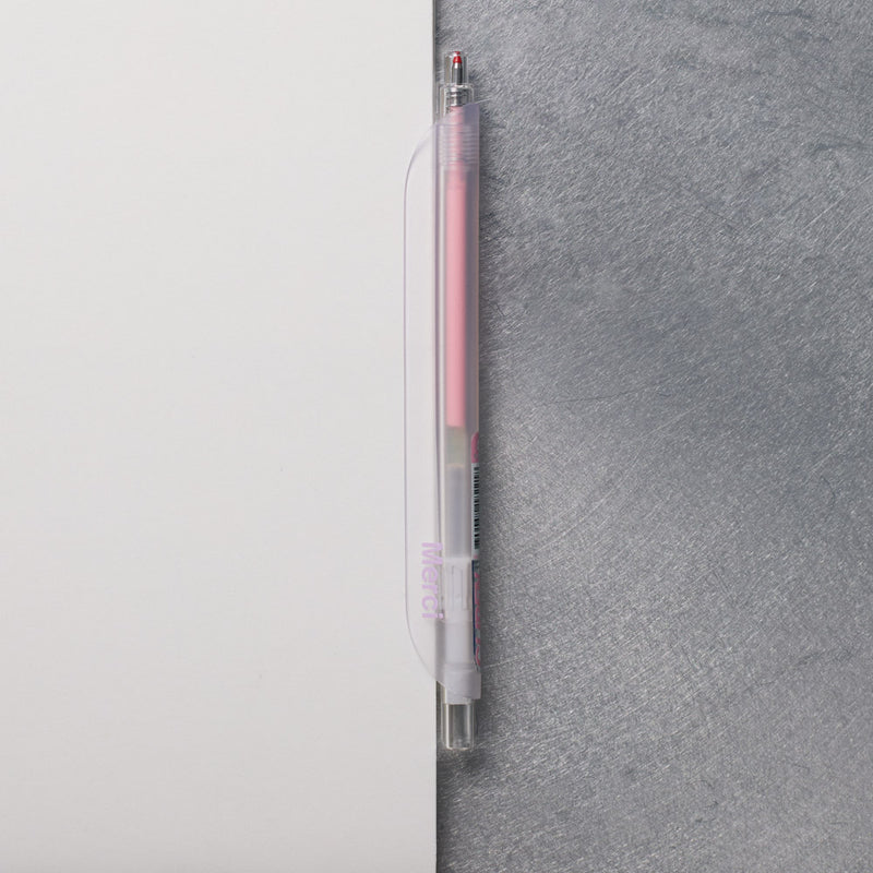 Stylo Merci Transparent - Rose