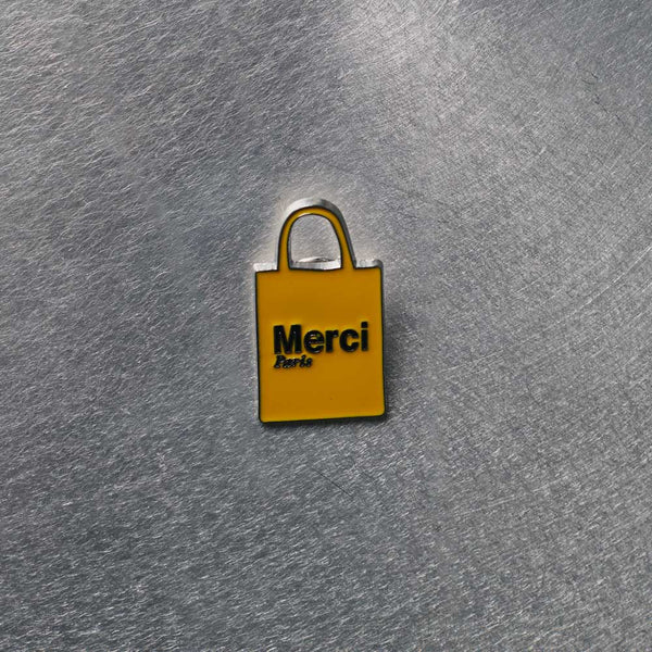 Pin's Merci - Tote bag Jaune