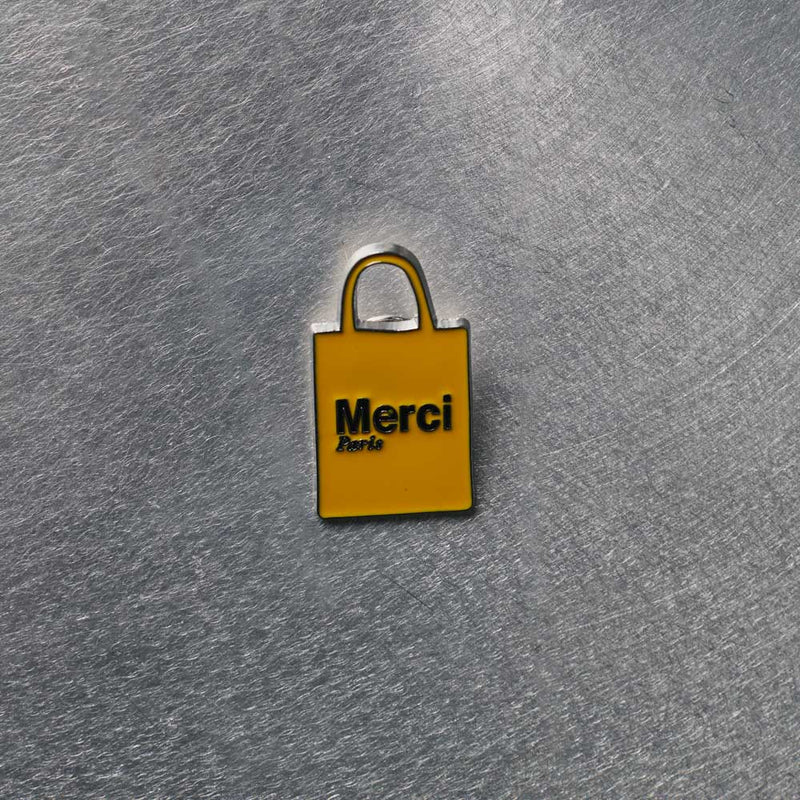 Pin's Merci - Tote bag Jaune