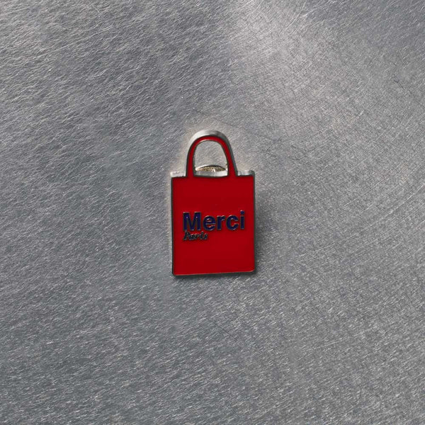 Pin's Merci - Tote bag Rouge